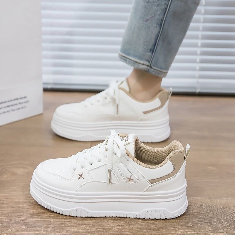 Women'S Shoes Back To School - Nefes Alabilen Beyaz Ayakkabılar Öğrenci Okul