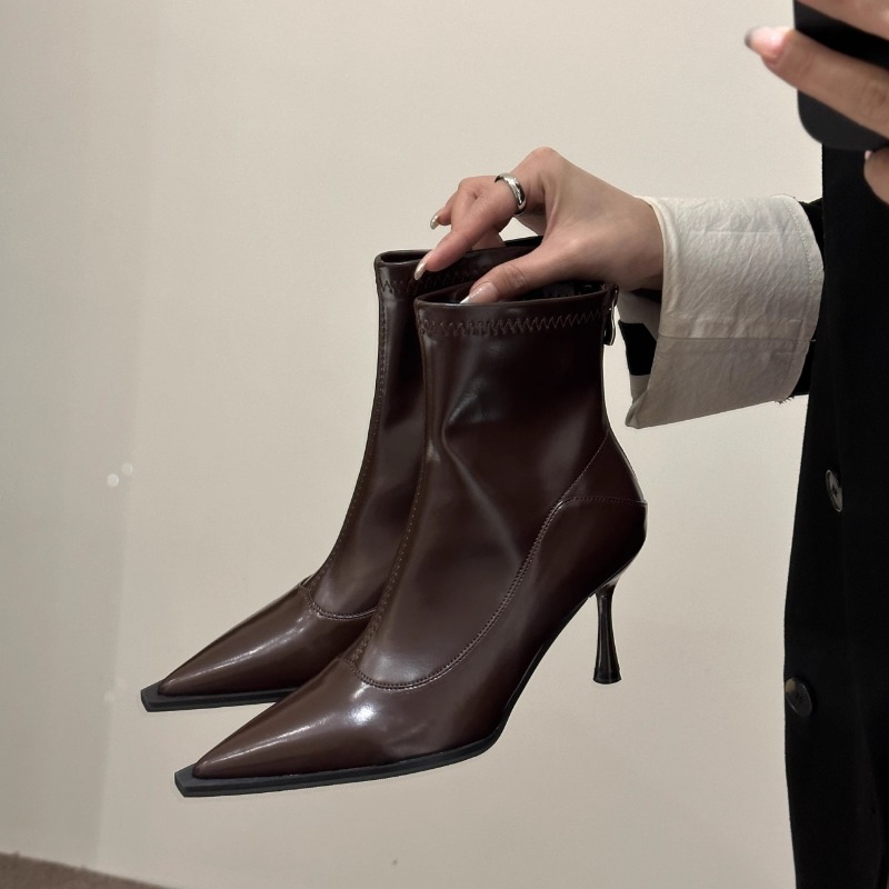 Women Shoes Nb - Sonbahar Kış Kadın Ince Ayak Bileği