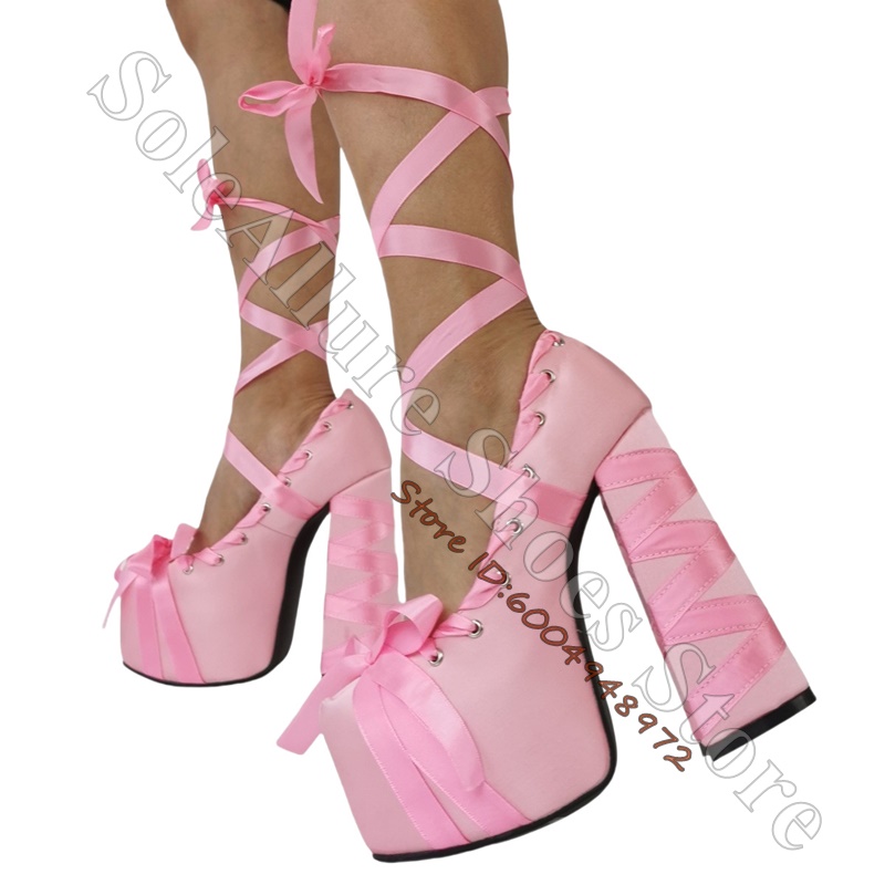 Saten Kurdele Sarma Platform B - Ribbon Tie Heel incelemesi ve fiyatı
