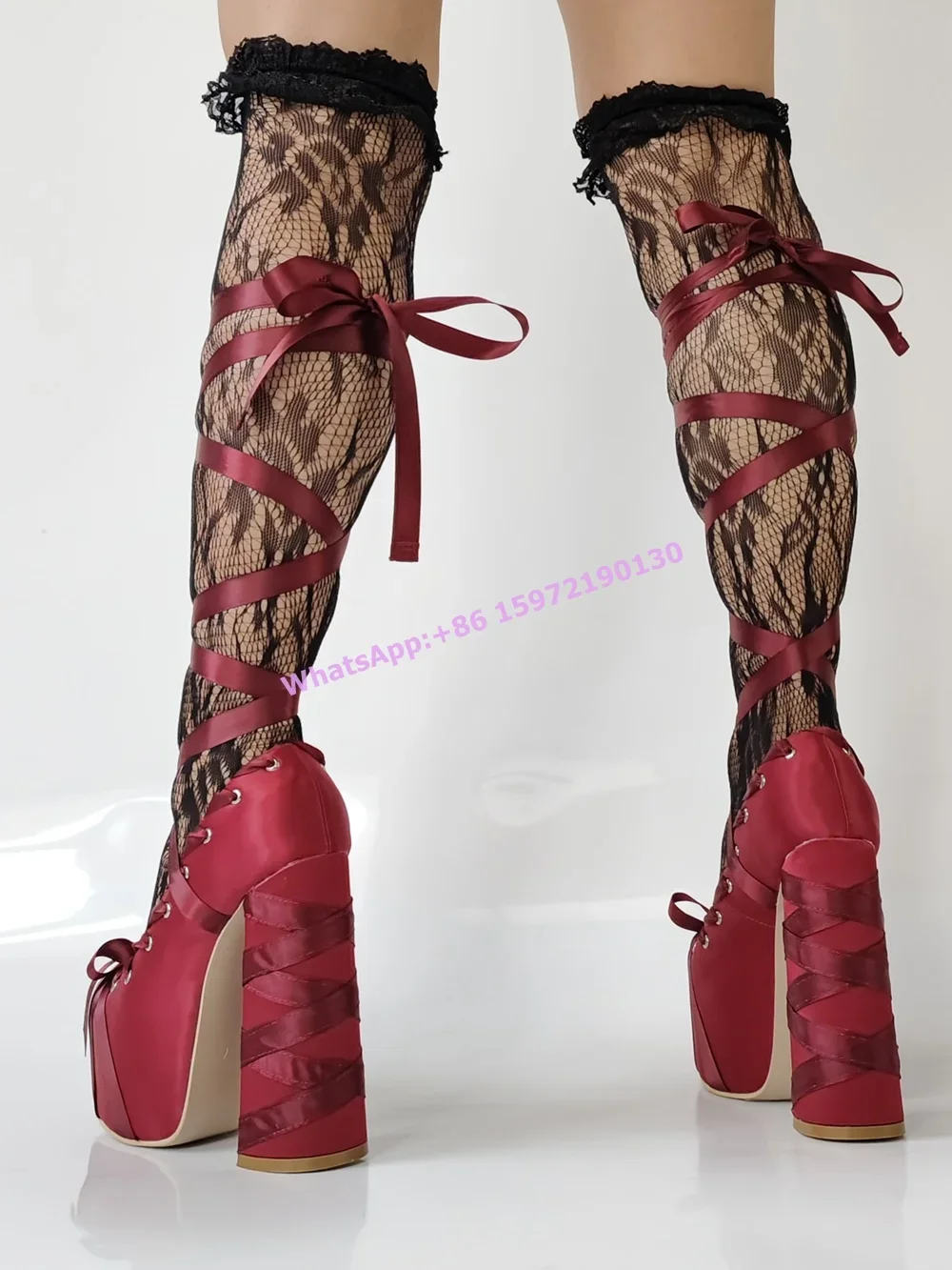 Kırmızı Saten Kurdele Platform - Ribbon Tie Heel incelemesi ve fiyatı