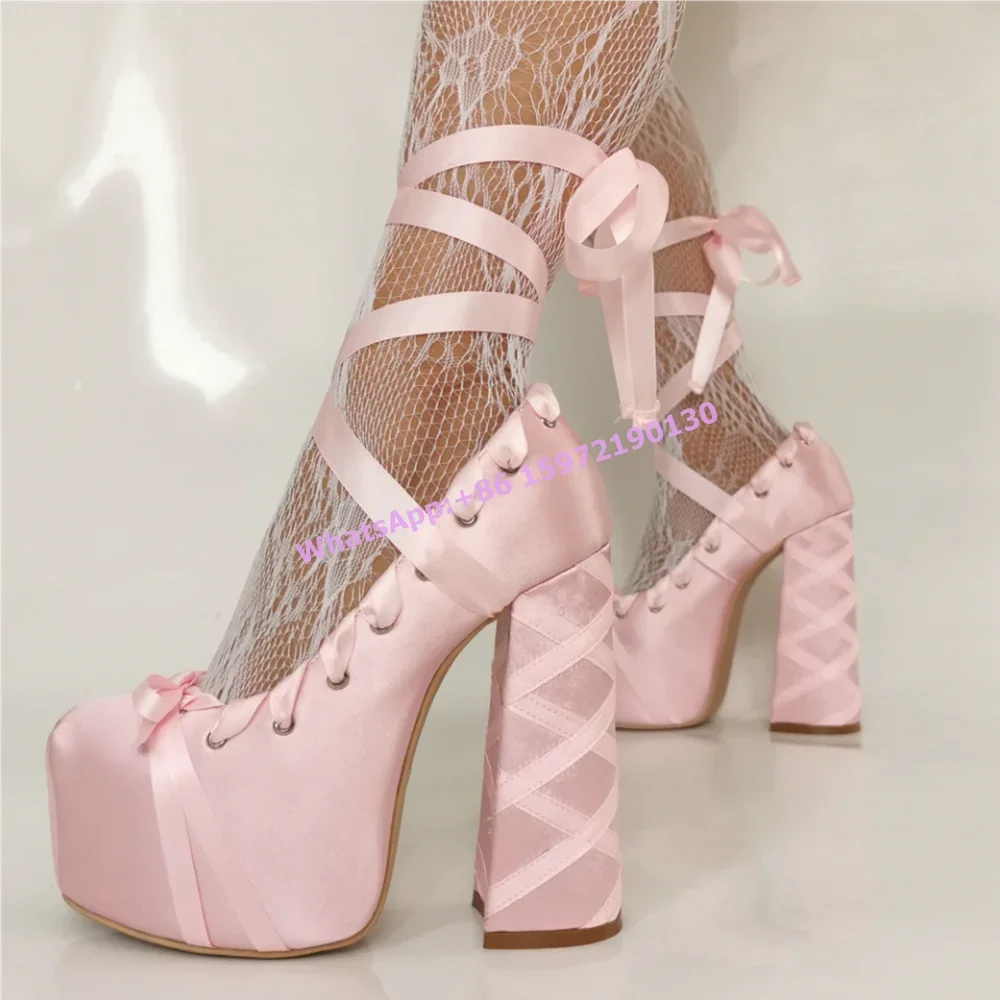 Kırmızı Saten Kurdele Platform - Ribbon Tie Heel incelemesi ve fiyatı