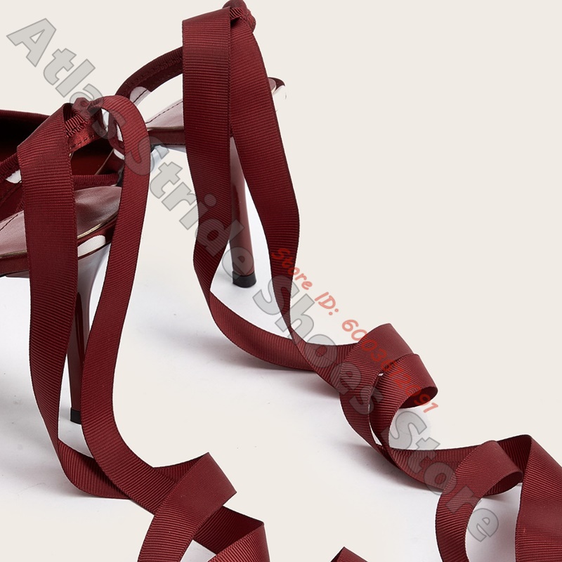 Saten Beyaz Puantiyeli Sivri B - Ribbon Tie Heel incelemesi ve fiyatı