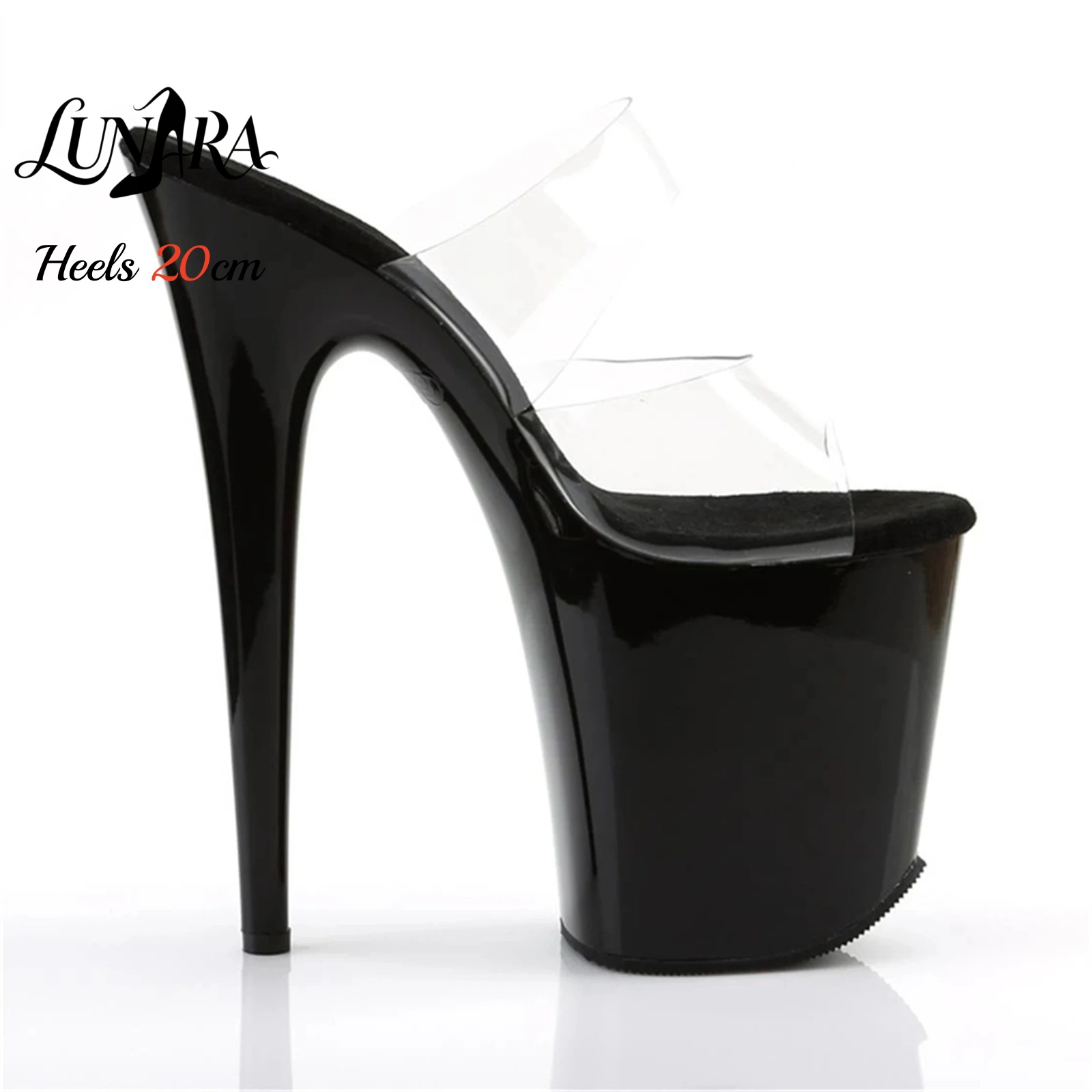 20 cm Şeffaf PVC Askılı Ultra  - Strappy Heeled Sandals incelemesi ve fiyatı