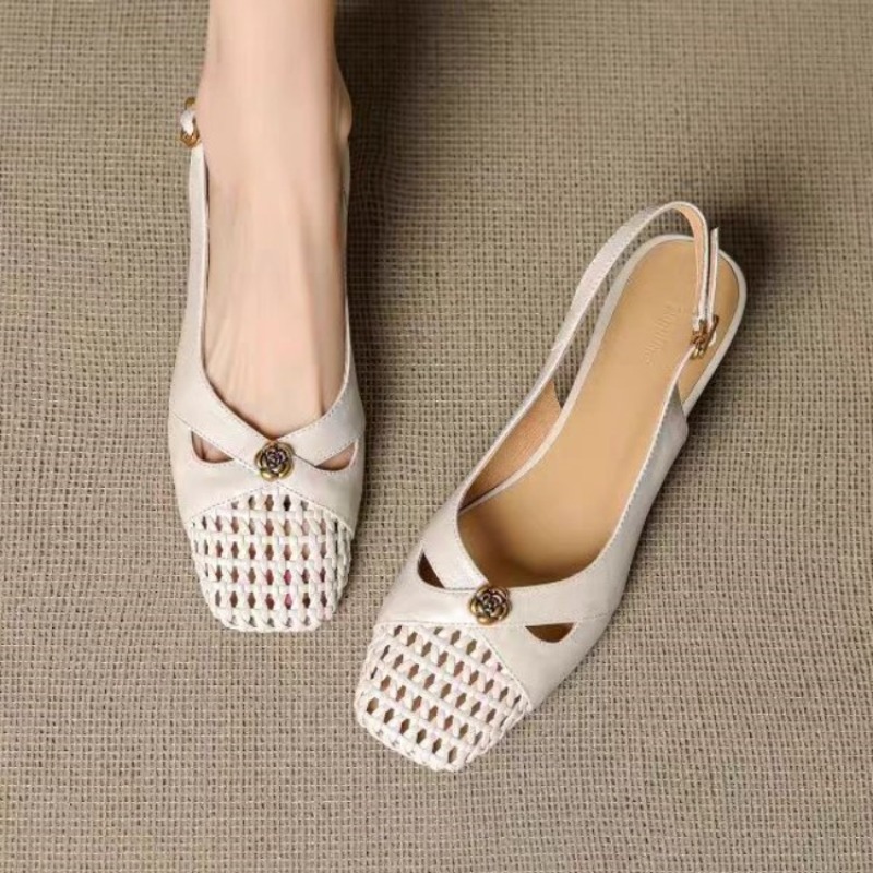 Kadın Fransız tarzı kapalı bur - Shoes For Women Flats incelemesi ve fiyatı