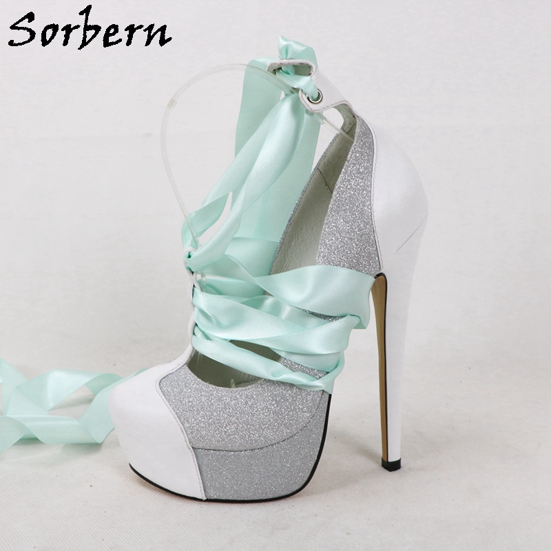 Sorbern Beyaz Gerçek Deri Kadı - Ribbon Tie Heel incelemesi ve fiyatı