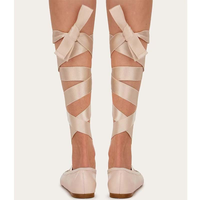 Kadın Bale Düz Ayakkabı Çocuk  - Ribbon Tie Heel incelemesi ve fiyatı