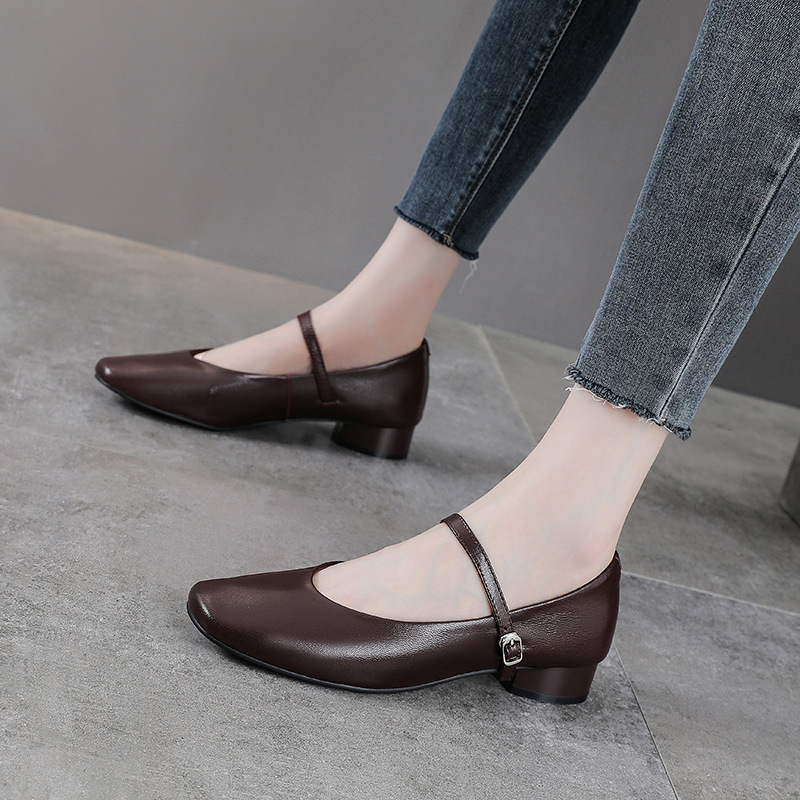 3 cm Hakiki Deri Oyuk Kauçuk A - Shoes For Women Flats incelemesi ve fiyatı