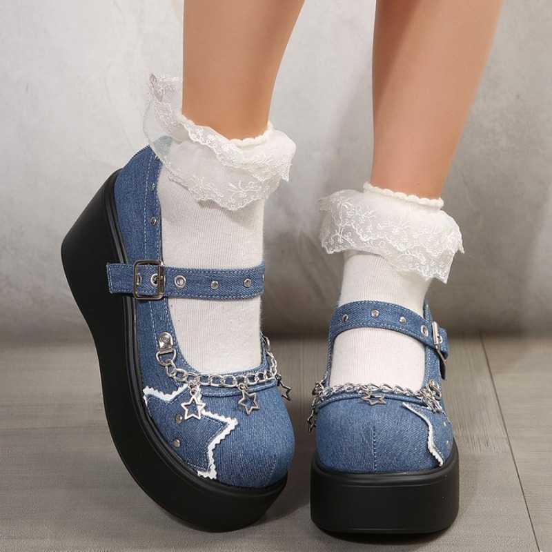 Metal zincir Platform ayakkabı - Women'S Shoes Back To School incelemesi ve fiyatı