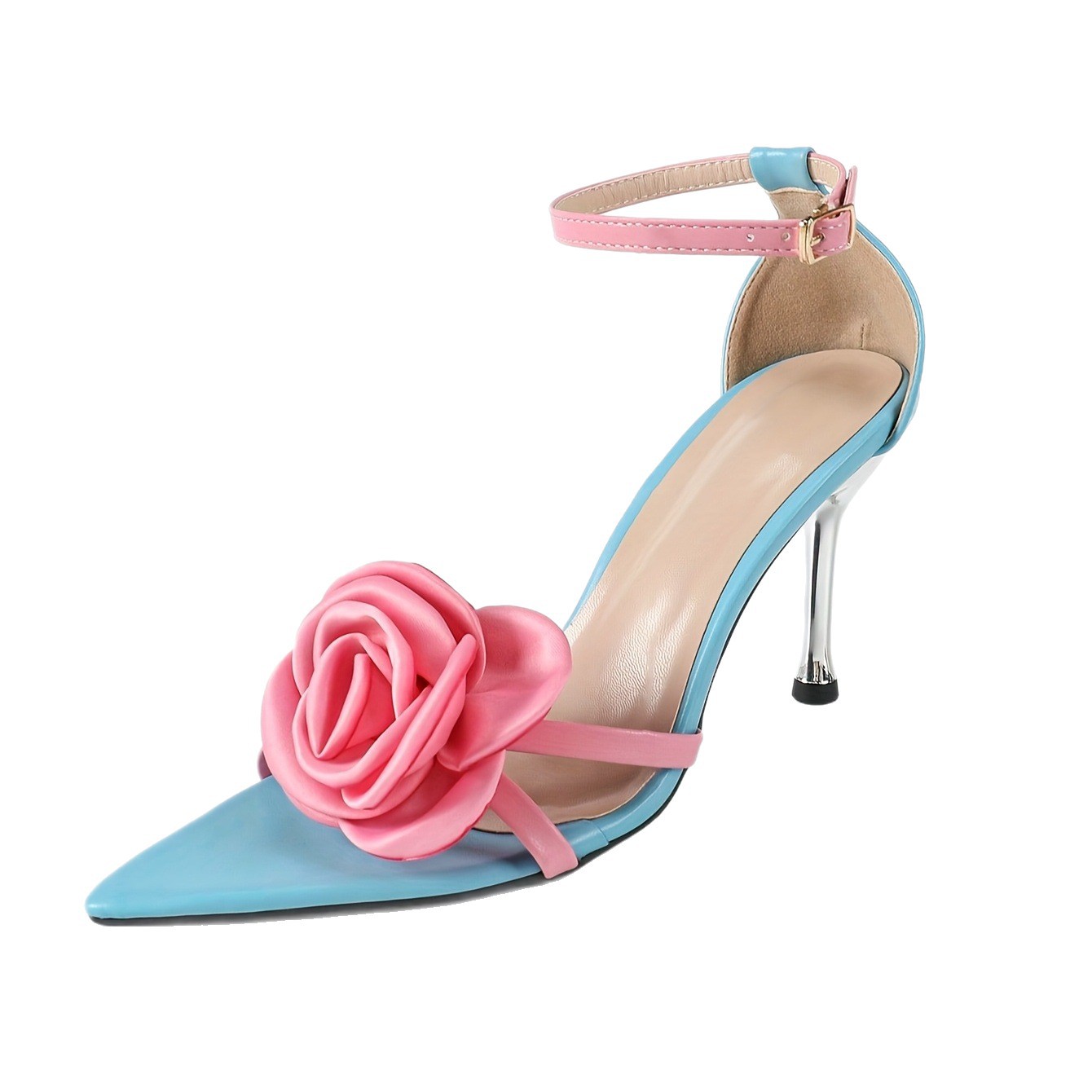 10 cm/3.93 inç Pembe Çiçek Mav - Women'S Shoes Back To School incelemesi ve fiyatı