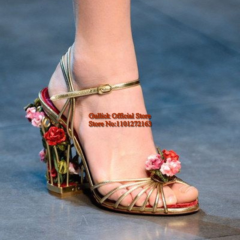 Lüks Kuş Kafesi Kadın Sandalet - Strappy Heeled Sandals incelemesi ve fiyatı