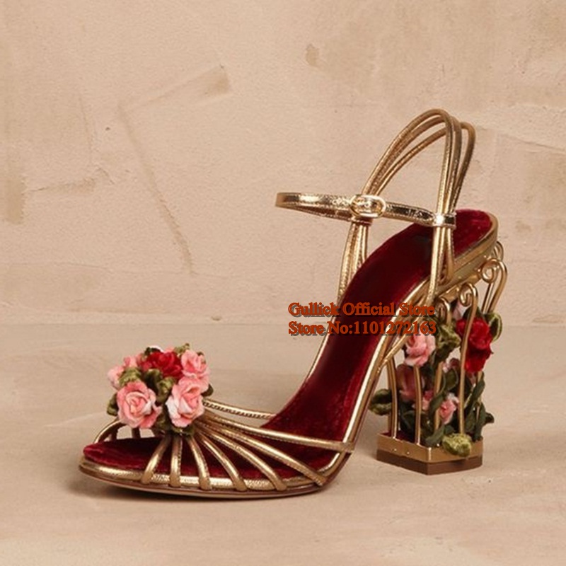 Lüks Kuş Kafesi Kadın Sandalet - Strappy Heeled Sandals incelemesi ve fiyatı