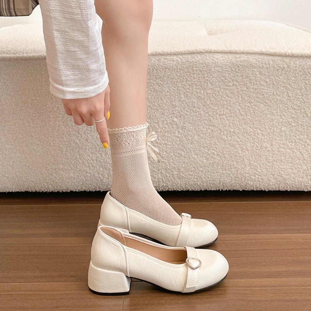 Fransız Tarzı Kalın Topuklu Gü - Women Shoes Mk incelemesi ve fiyatı